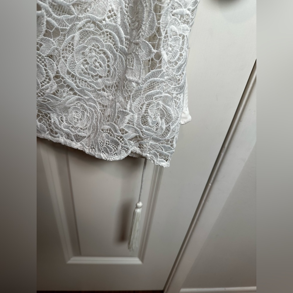 McQ by Alexander McQueen White Lace Blazer-never been used - Picture 7 of 12